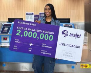 Arajet alcanza los dos millones de pasajeros transportados