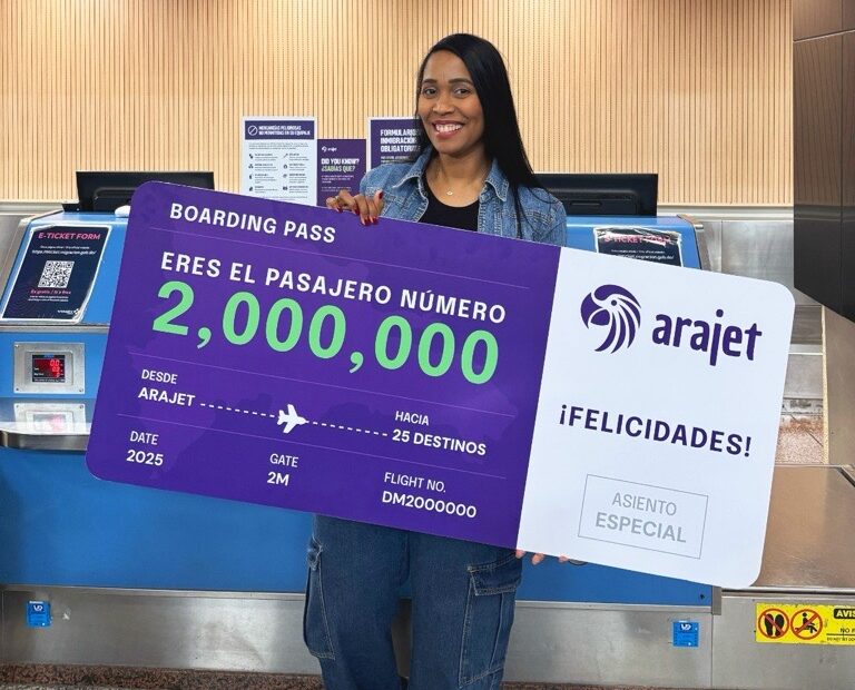 Arajet alcanza los dos millones de pasajeros transportados