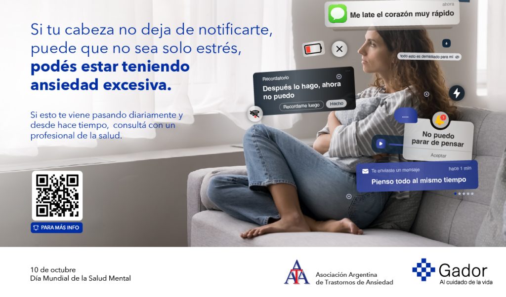 Campaña de concientización sobre el trastorno de ansiedad generalizada