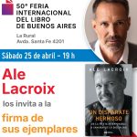 Ale Lacroix presenta “Un disparate hermoso”