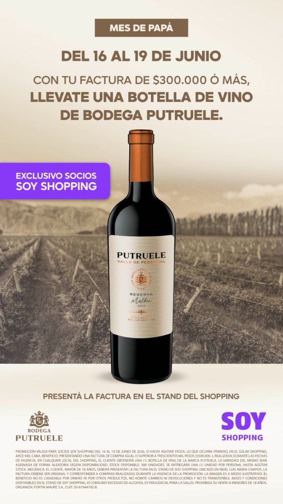 Bodega Putruele – Día del Padre – El Solar Shopping